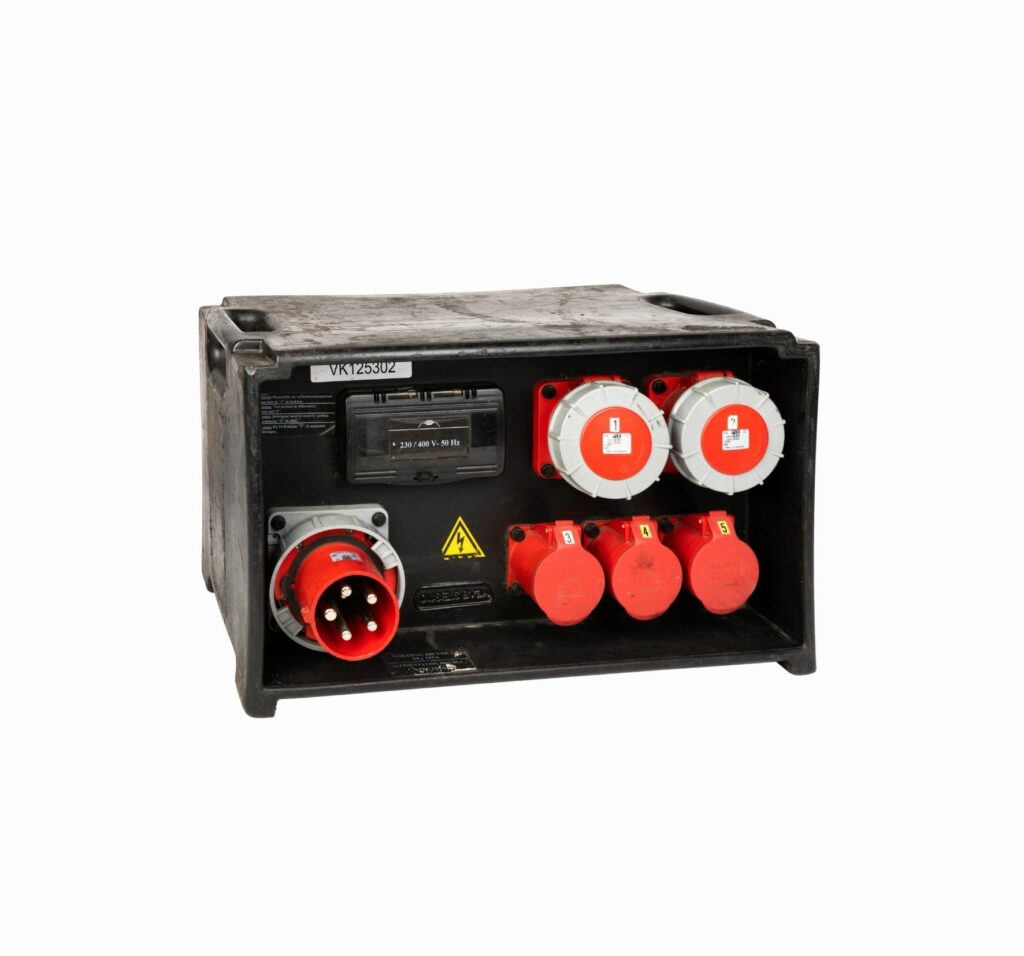 Verdeelkast 125A (2 x 63A + 3 x 32A + 6 x shuco)