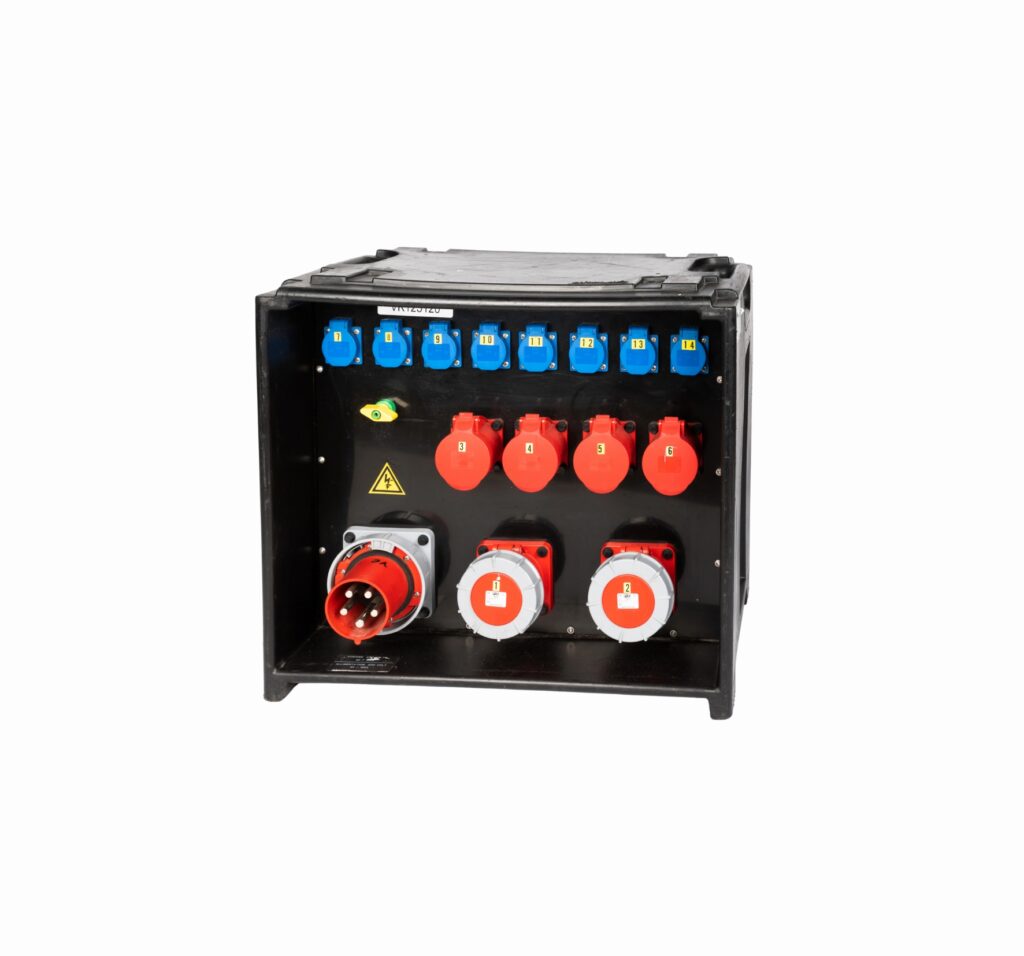 Verdeelkast 125A (2 x 63A + 4 x 32A + 8 x shuco)