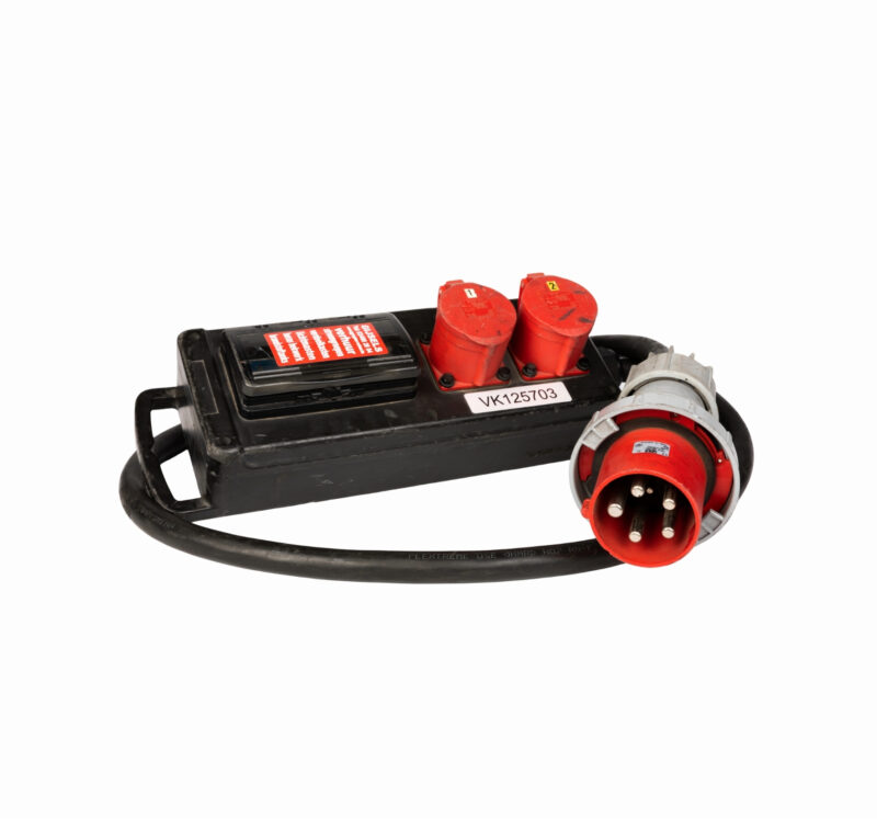 Splitterkast 125A (2 x 32A + zekering)