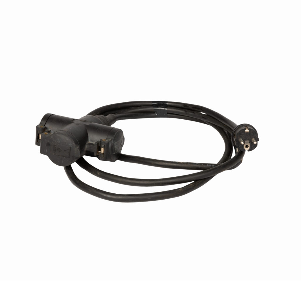 3-weg stekker (rubber)