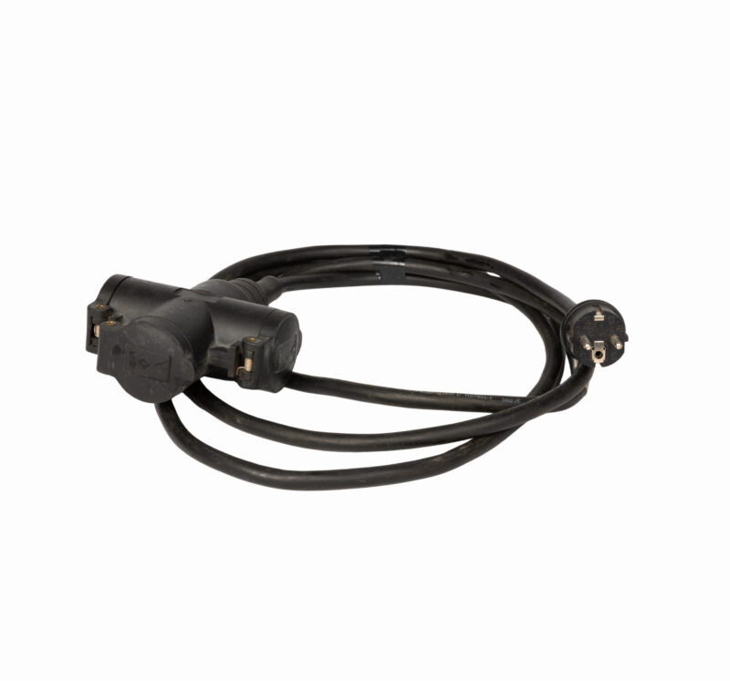 3-weg stekker (rubber)