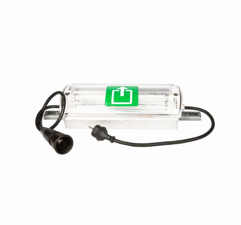 Noodverlichting 1 x 8W (niet-permanent)